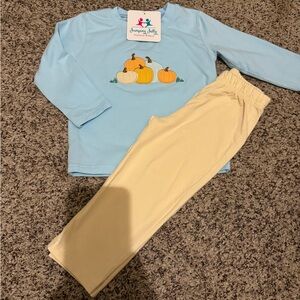 Boys 24 months pumpkin set